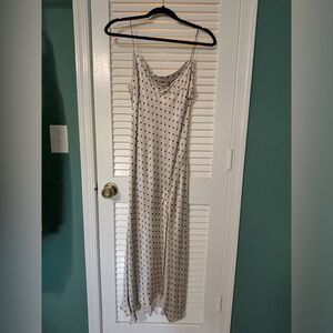 BEC + BRIDGE Polka Dot Kat Cowl Midi Dress Size 4